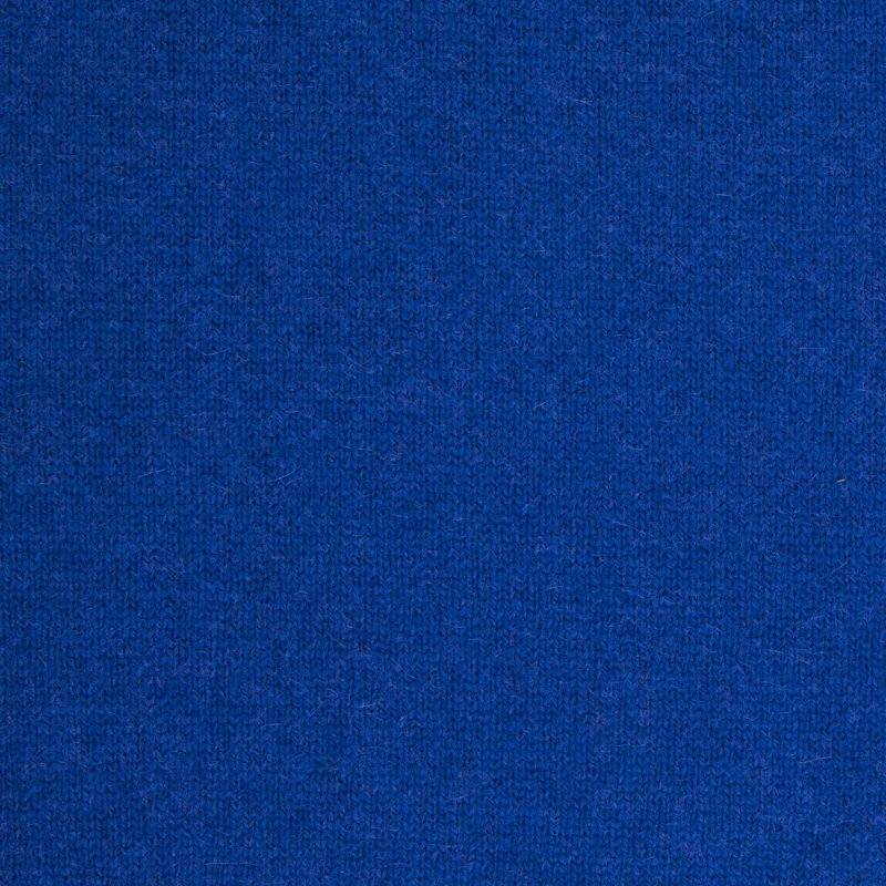Echarpe en laine mérinos et cachemire – Bleu France