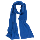 Echarpe en laine mérinos et cachemire – Bleu France