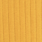 Chaussettes hautes côtelées en coton doux pour enfants - Jaune | Doré Doré