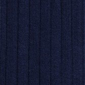 Chaussettes hautes côtelées bleues en coton doux pour enfants | Doré Doré