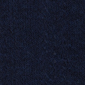 Collants femme ajourés en coton à motifs rayures verticales - Bleu jean foncé | Doré Doré