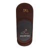 Chaussettes homme invisibless et fines en fil d'Écosse - Marron cacao