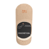 Lot de 7 paires de chaussettes invisibles homme en coton égyptien et bandes anti-glisse - Beige | Doré Doré