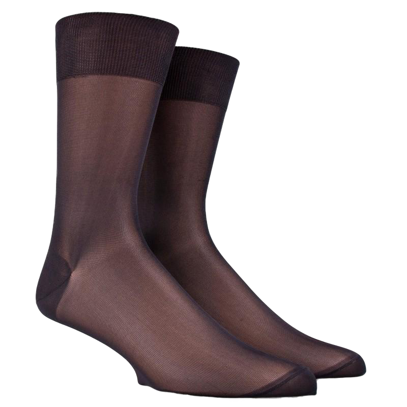 Lot de 7 chaussettes homme voile polyamide - Noir | Doré Doré