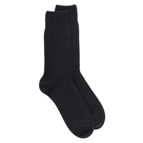 Lot de 7 paires de chaussettes pur fil d'écosse en maille jersey - Noir | Doré Doré