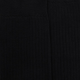 Lot de 7 paires de mi-bas homme côtelés 100% fil d'écosse - Noir | Doré Doré