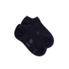 Socquettes enfant Eureka en coton égyptien - Bleu marine 