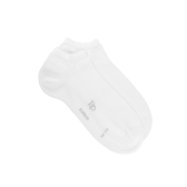 Socquettes homme en coton égyptien - Blanc | Doré Doré