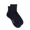 Socquettes homme en coton à bouclettes - Bleu marine foncé
