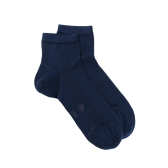 Socquettes homme Light en fil d'écosse - Bleu | Doré Doré