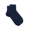 Socquettes homme Light en fil d'écosse - Bleu | Doré Doré