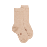 Chaussettes enfant en coton égyptien - Beige Sable