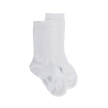 Chaussettes enfant Eureka en coton égyptien - Blanc