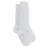 Chaussettes homme Eureka en coton égyptien - Blanc | Doré Doré