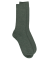 Chaussettes homme à côtes en laine - Vert thuya