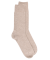 Chaussettes homme en laine et cachemire - Beige chrysalide