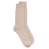 Chaussettes homme en laine et cachemire - Beige chrysalide