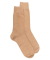 Chaussettes homme en laine et cachemire - Beige Désert