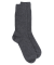 Chaussettes homme en laine et cachemire - Gris anthracite