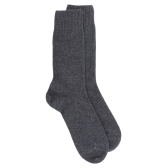 Chaussettes homme en laine et cachemire - Gris anthracite | Doré Doré