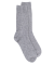 Chaussettes homme en laine et cachemire - Gris