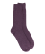 Chaussettes homme en laine et cachemire - Violet foncé