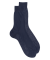 Chaussettes homme Voile polyamide - Bleu foncé