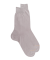Chaussettes homme fines 100% fil d'Écosse - Gris Métal