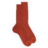Chaussettes Homme luxe en laine mérinos extra fine - Henné