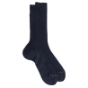 Chaussettes Homme luxe en laine mérinos extra fine - Bleu marine foncé