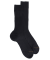 Chaussettes Homme luxe en laine mérinos extra fine - Noir
