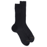 Chaussettes Homme luxe en laine mérinos extra fine - Noir
