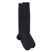 Mi-bas homme Sensation en laine et coton - Gris anthracite | Doré Doré