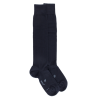 Mi-bas homme Sensation en laine et coton - Bleu marine et foncé