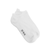 Socquettes sport homme en coton à bouclettes - Blanc