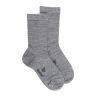 Chaussettes enfant Sensation en laine et coton - Gris clair