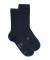 Chaussettes enfant Sensation en laine et coton - Bleu marine