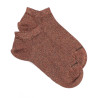 Socquettes femme en coton doux et effet brillant lurex - Orient