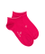 Socquettes femme et fines en coton égyptien - Rouge Cerise