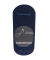 Chaussettes femme invisible en coton et bandes anti-glisse - Bleu marine